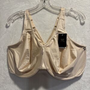 Wacoal 855192 Basic Beauty Full Figure Seamless Underwire Bra Sand Nude 44G NWT